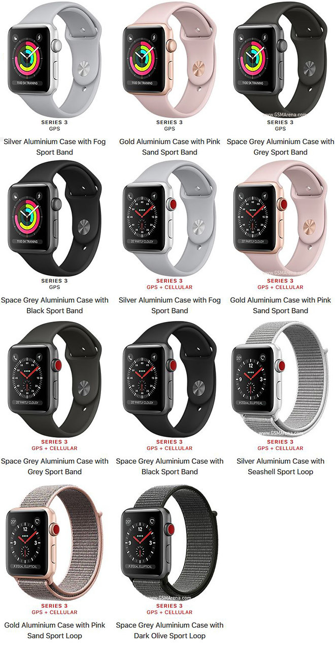 Apple Watch Series 3 Aluminum