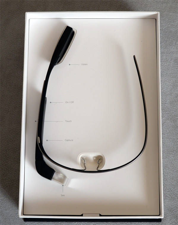 Стандартная упаковка Google Glass