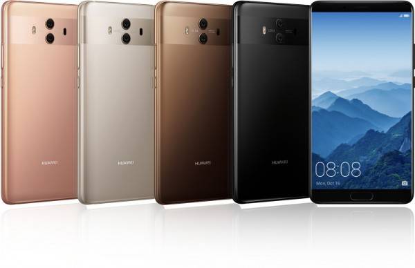 Huawei Mate 10 - colors and display