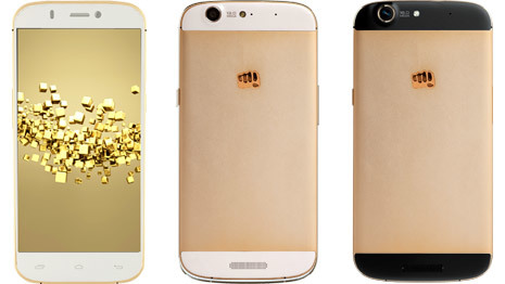 Micromax A300 Canvas Gold